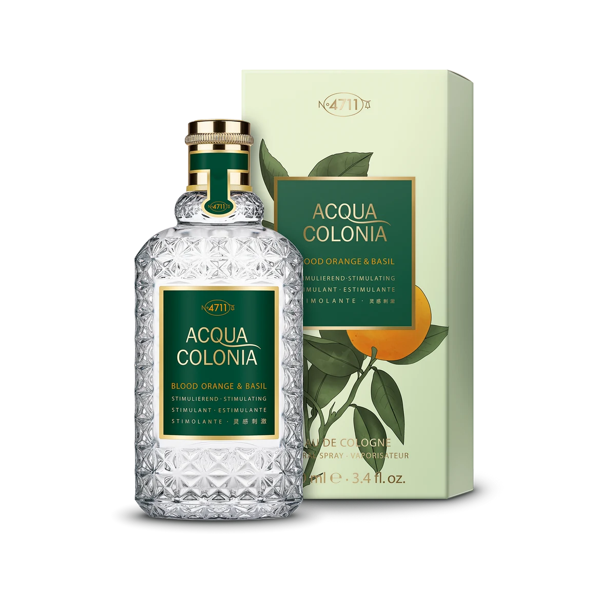 4711 Acqua Colonia Stimulante EdC Orange Sanguine & Basilic avec son étui