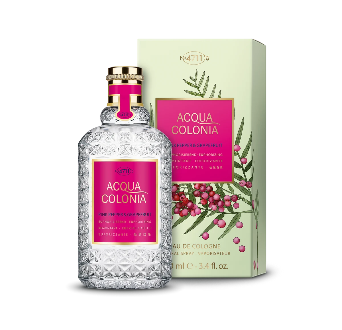 4711 Acqua Colonia Énergisante EdC Poivre Rose & Pamplemousse avec son étui