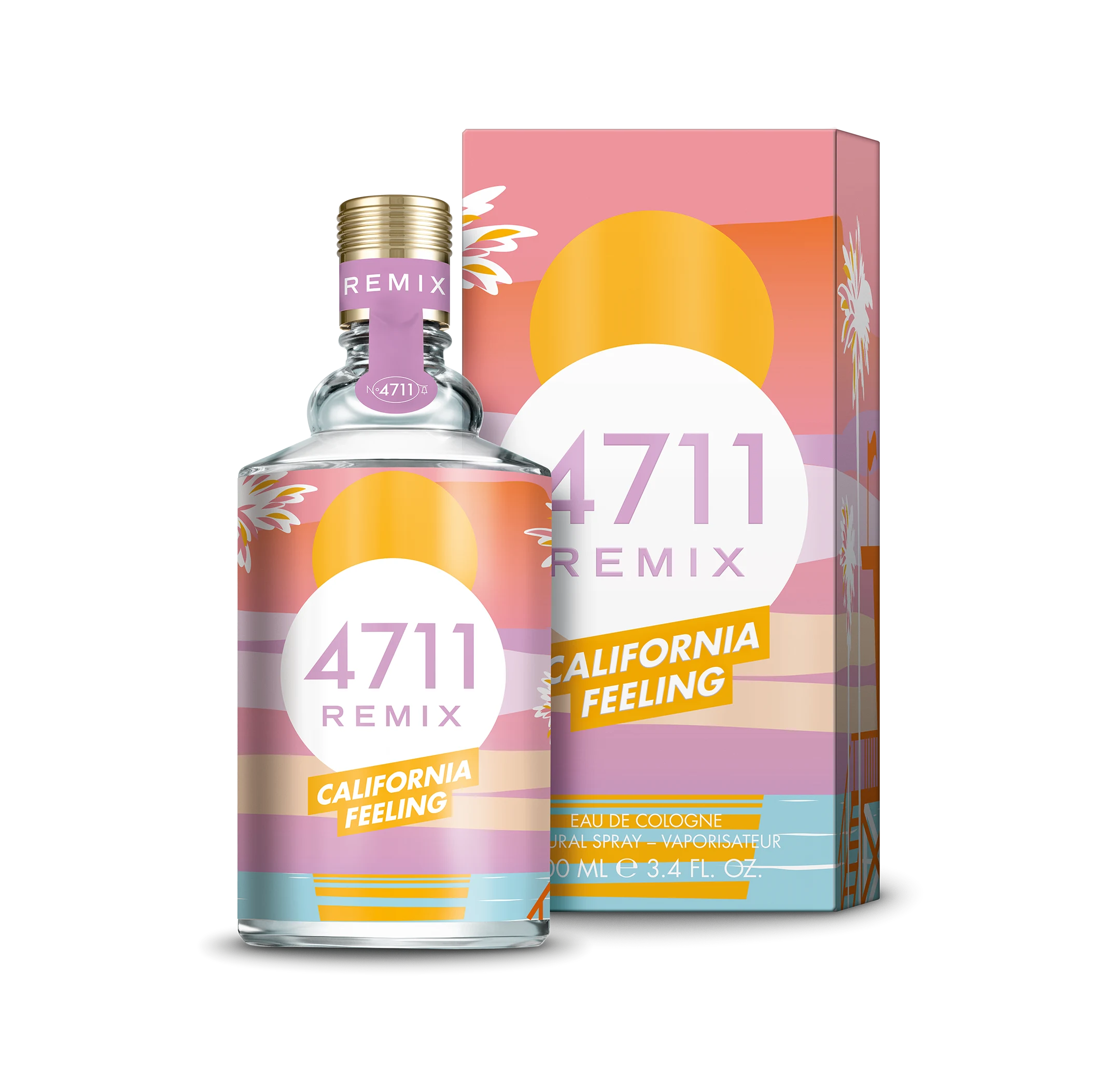 4711 Remix California Feeling EdC avec son étui